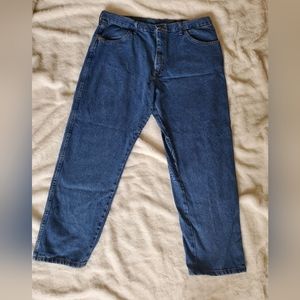 Rustler 40x30 denim straight leg jeans